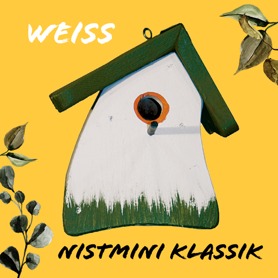 Prämienartikel Nistkasten - Nistkasten Nistmini Klassik weiß