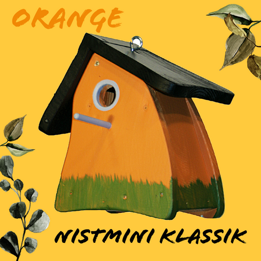 Prämienartikel Nistkasten - Nistkasten Nistmini Klassik orange