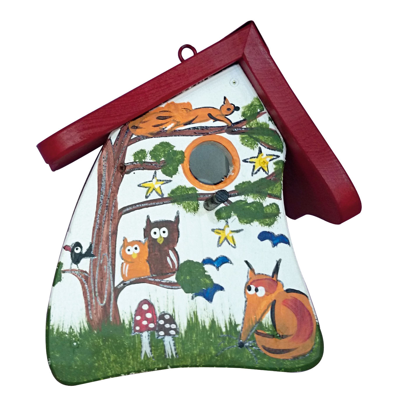 5er Set Nistkasten - Nistmini Tiere des Waldes