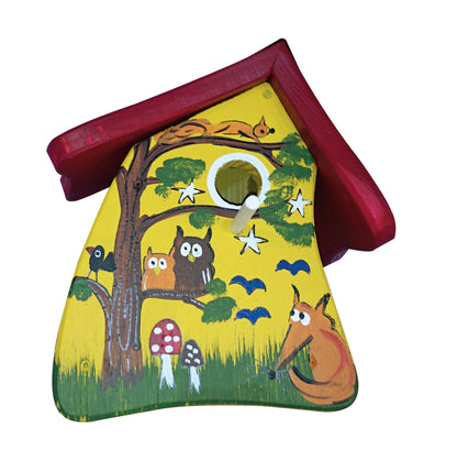 5er Set Nistkasten - Nistmini Tiere des Waldes