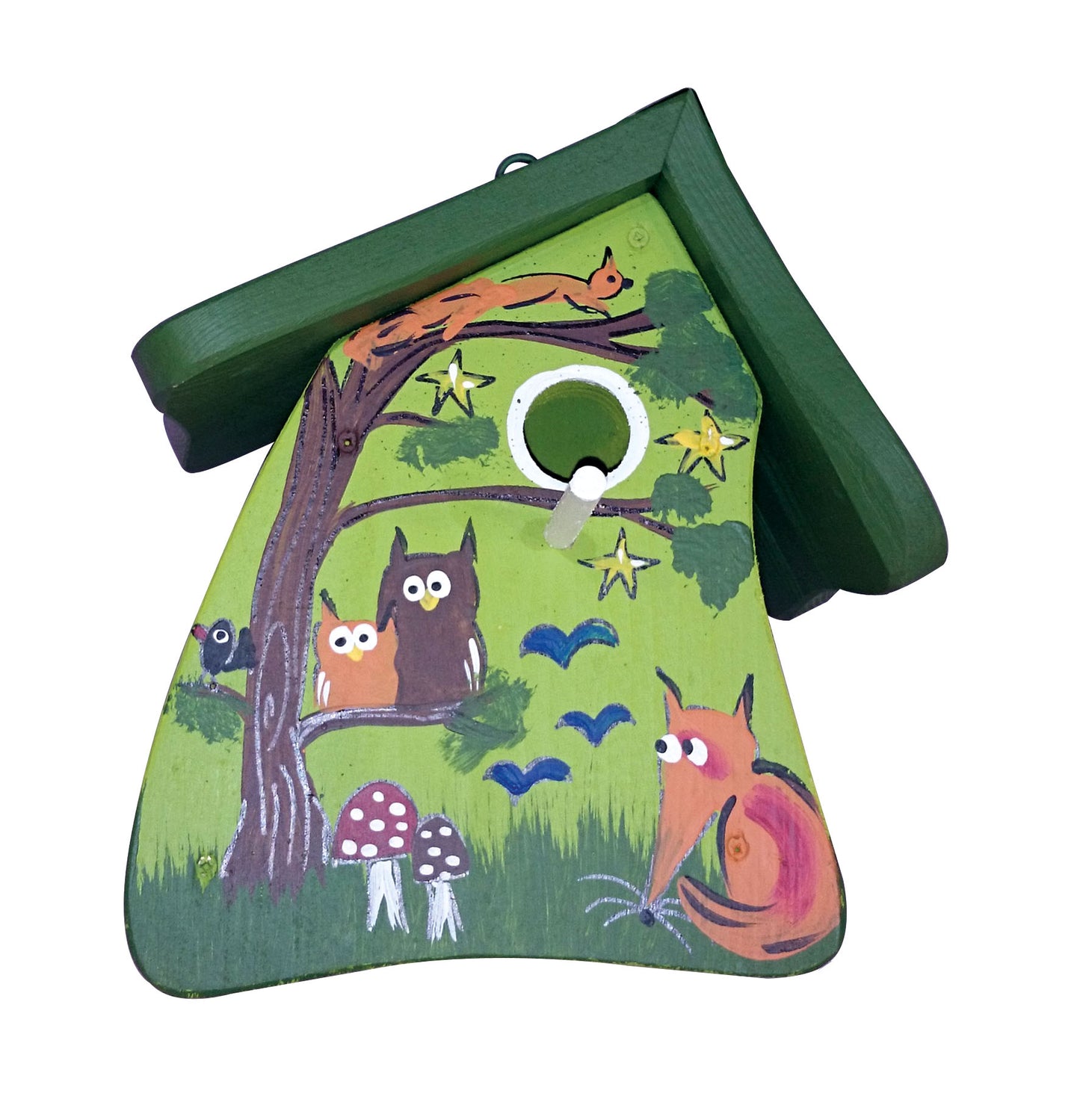 5er Set Nistkasten - Nistmini Tiere des Waldes