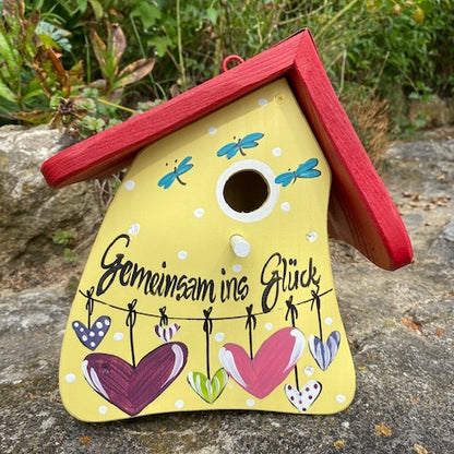 SET Nistkasten - Nistmini „Gemeinsam ins Glück" 5 Stk.