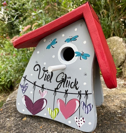 SET Nistkasten - Nistmini „Viel Glück" 5 Stk.