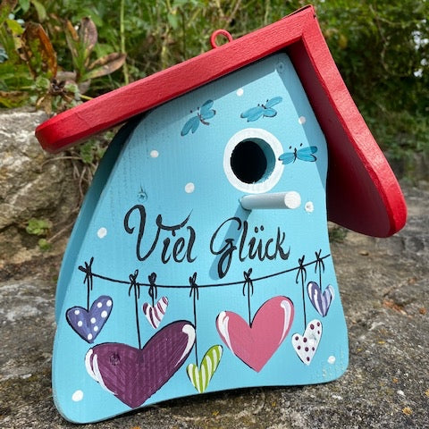 SET Nistkasten - Nistmini „Viel Glück" 5 Stk.