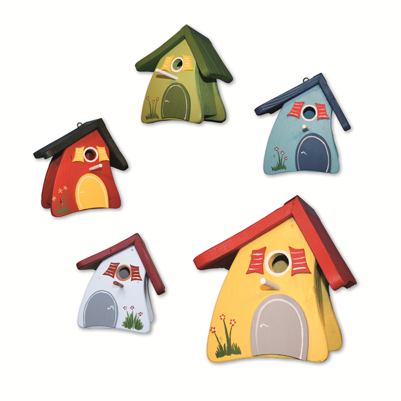 5er Set Nistkasten - Nistmini Hobbit
