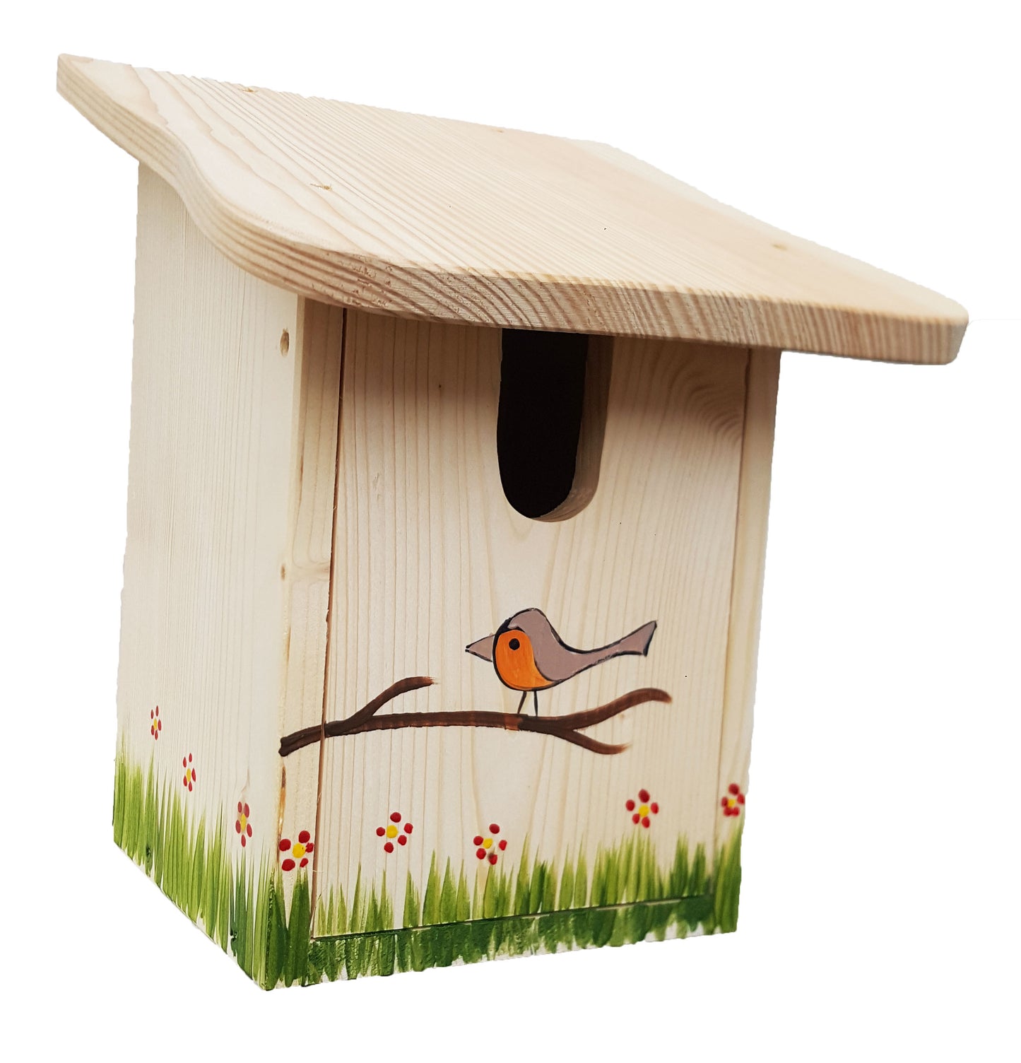 6er Set Amsel-, Rotkehlchen-, Rotschwänzchenhütte (4 Farben)