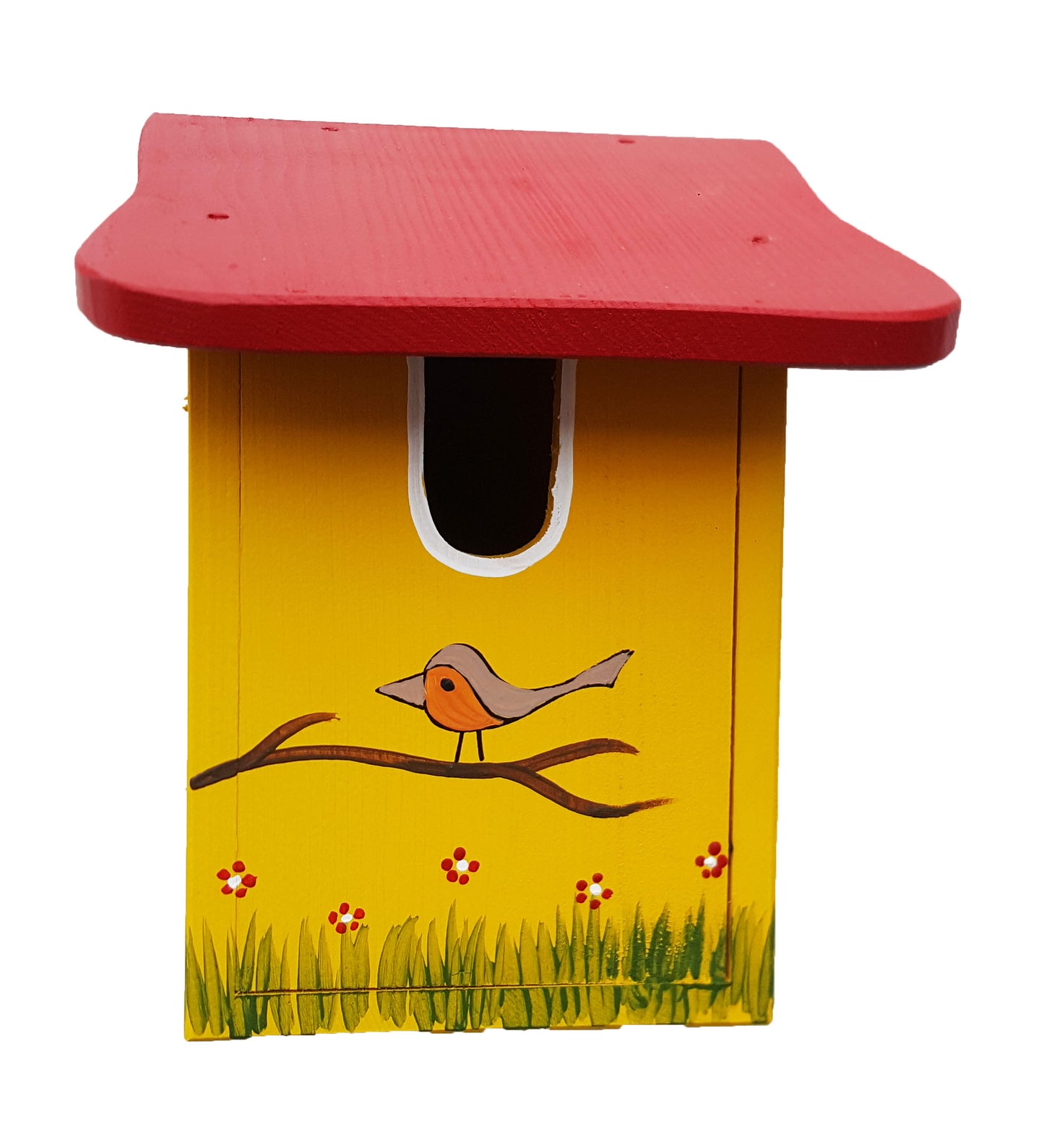 6er Set Amsel-, Rotkehlchen-, Rotschwänzchenhütte (4 Farben)