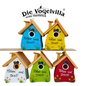 5er Set Nistkasten - Niststube "Katzen sind doof"