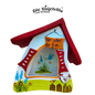 Vogelvilla Futterhaus - Futtermini "Hier wohnt das Glück"