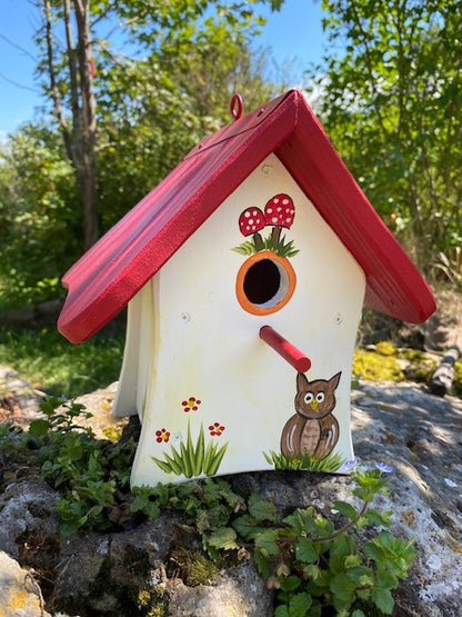 SET Nistkasten „Waldhütte Tiere des Waldes II" hängend 5 Stk.