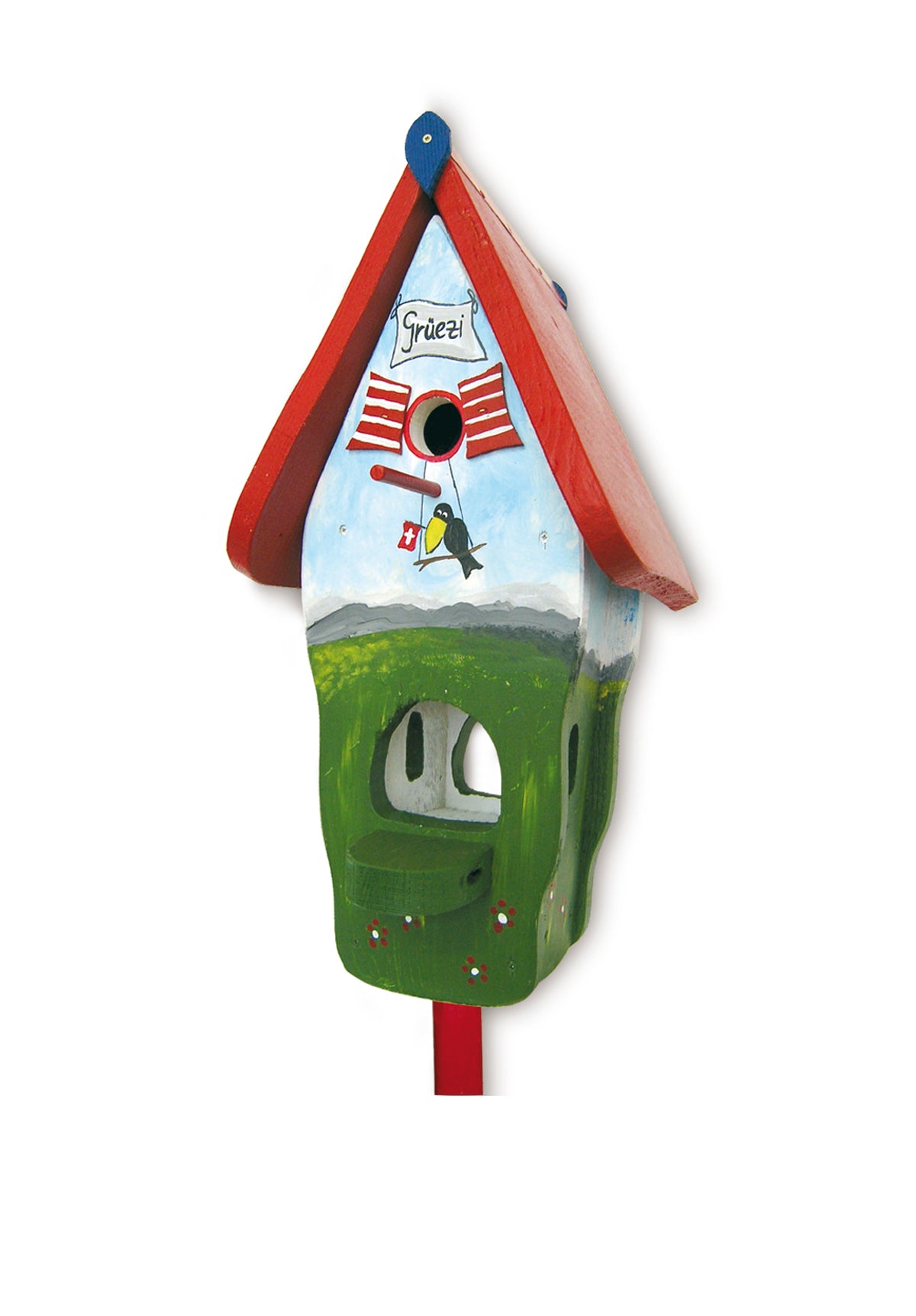 Kombiniertes Vogelhaus - Minivilla 1 Grüezi