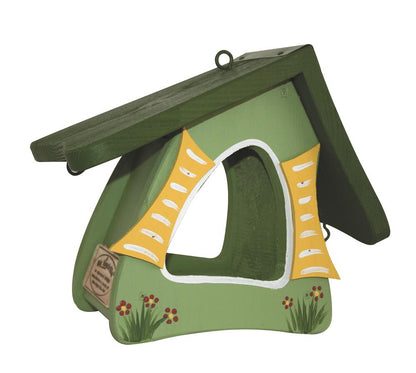 SET Futterhaus - Futtermini Hobbit langes Dach hängend 5 Stk.