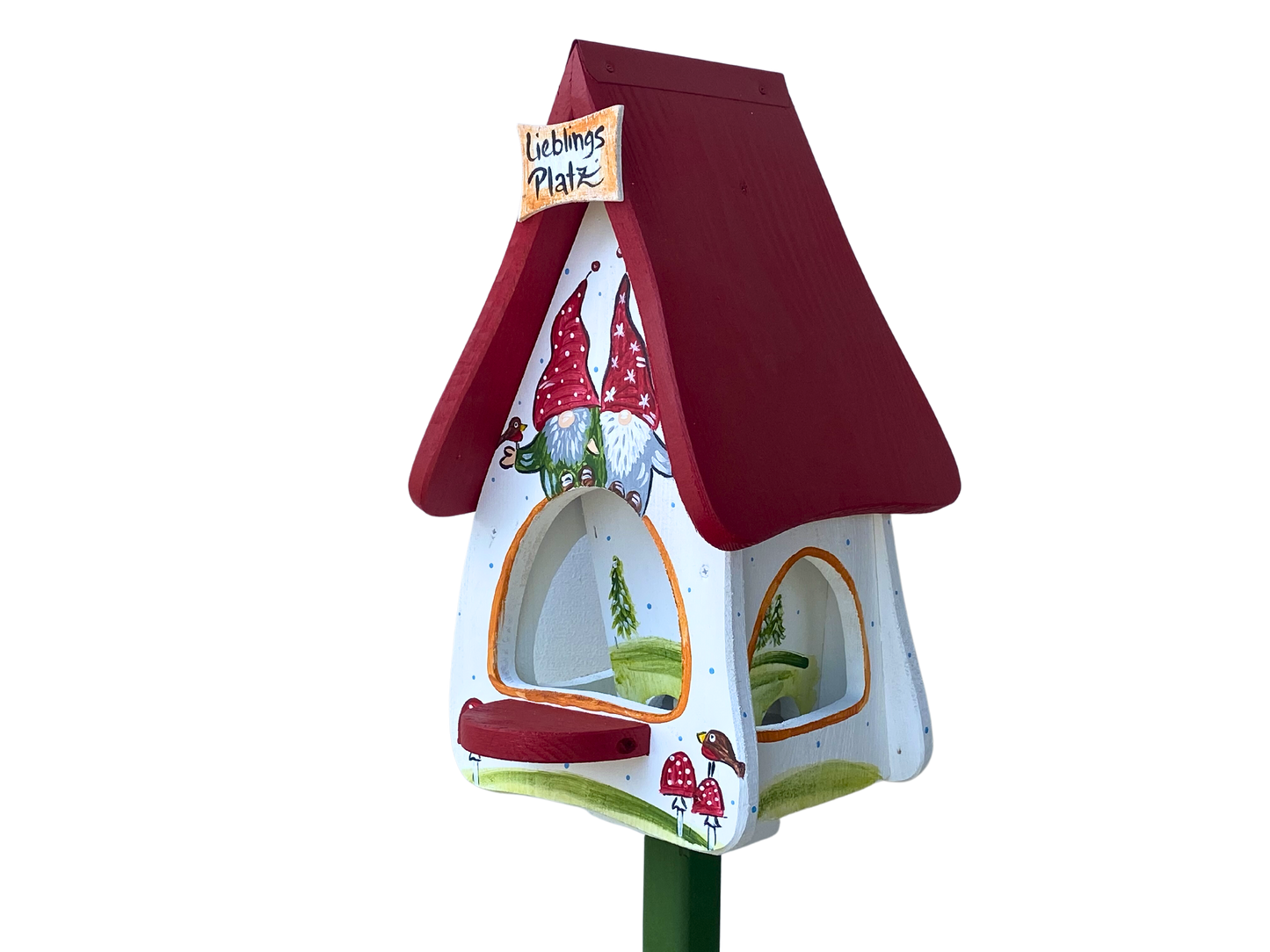 Feeding house with silo - Feeding villa small dwarf party "Favorite place" in white