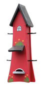 Futterturm groß leuchtrot