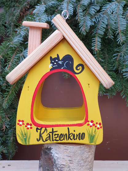10er Set Futterhaus Die Futterstube - "Katzenkino"