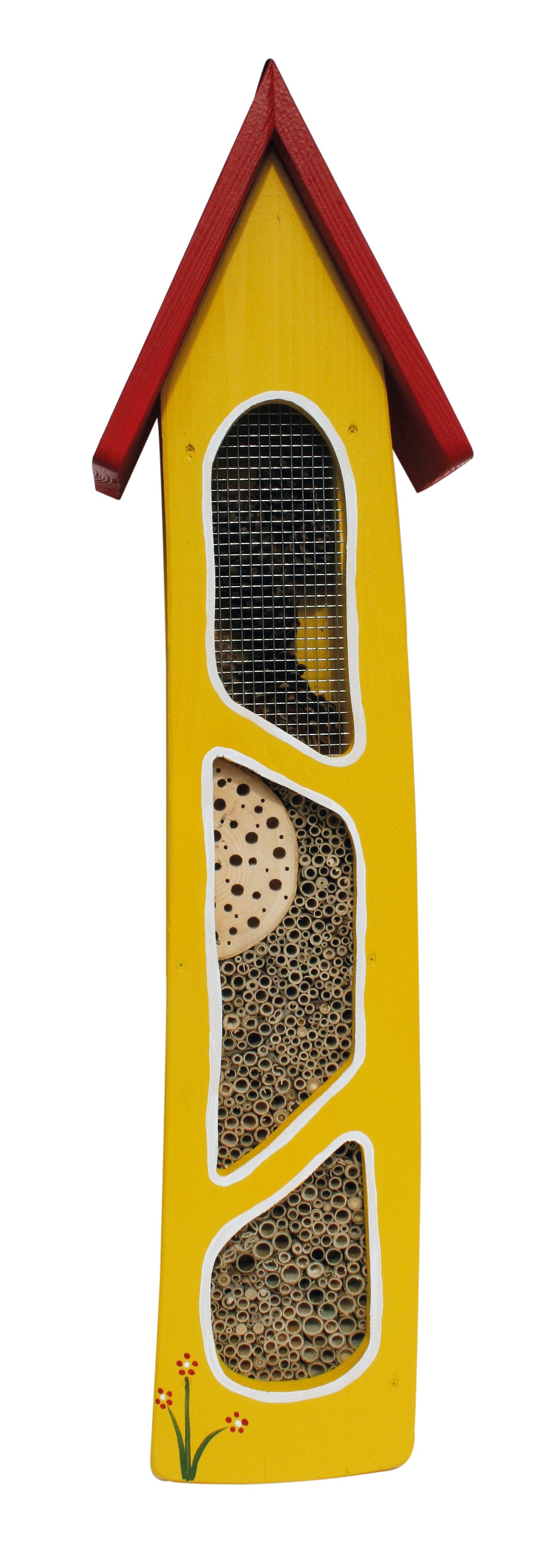 Insektenhaus "Insektenturm" Wandmontage groß