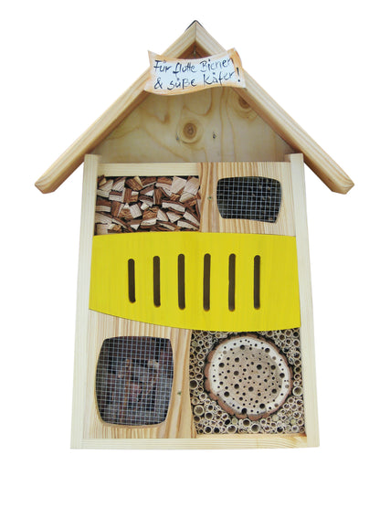 Insektenquartier groß "für flotte Bienen & süße Käfer"