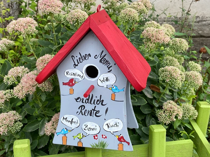 Nistkasten - Geschenk Rente
