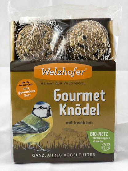 Welzhofer Gourmetknödel mit Insekten 6 Stk. á 100g