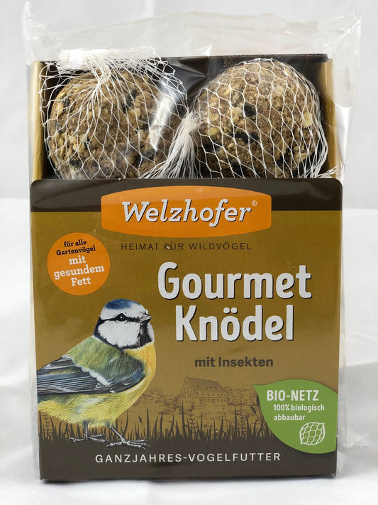 Welzhofer Gourmetknödel mit Insekten 6 Stk. á 100g