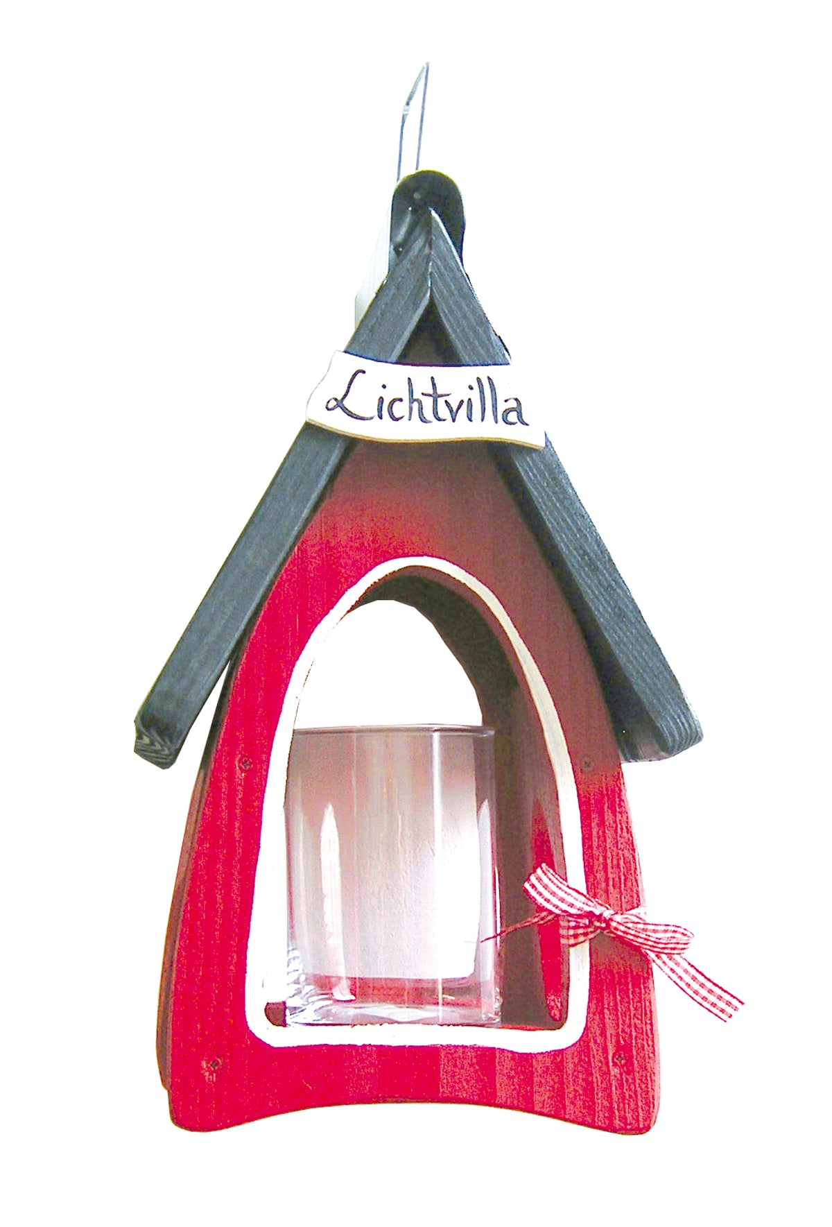 Lichtvilla klein, rot