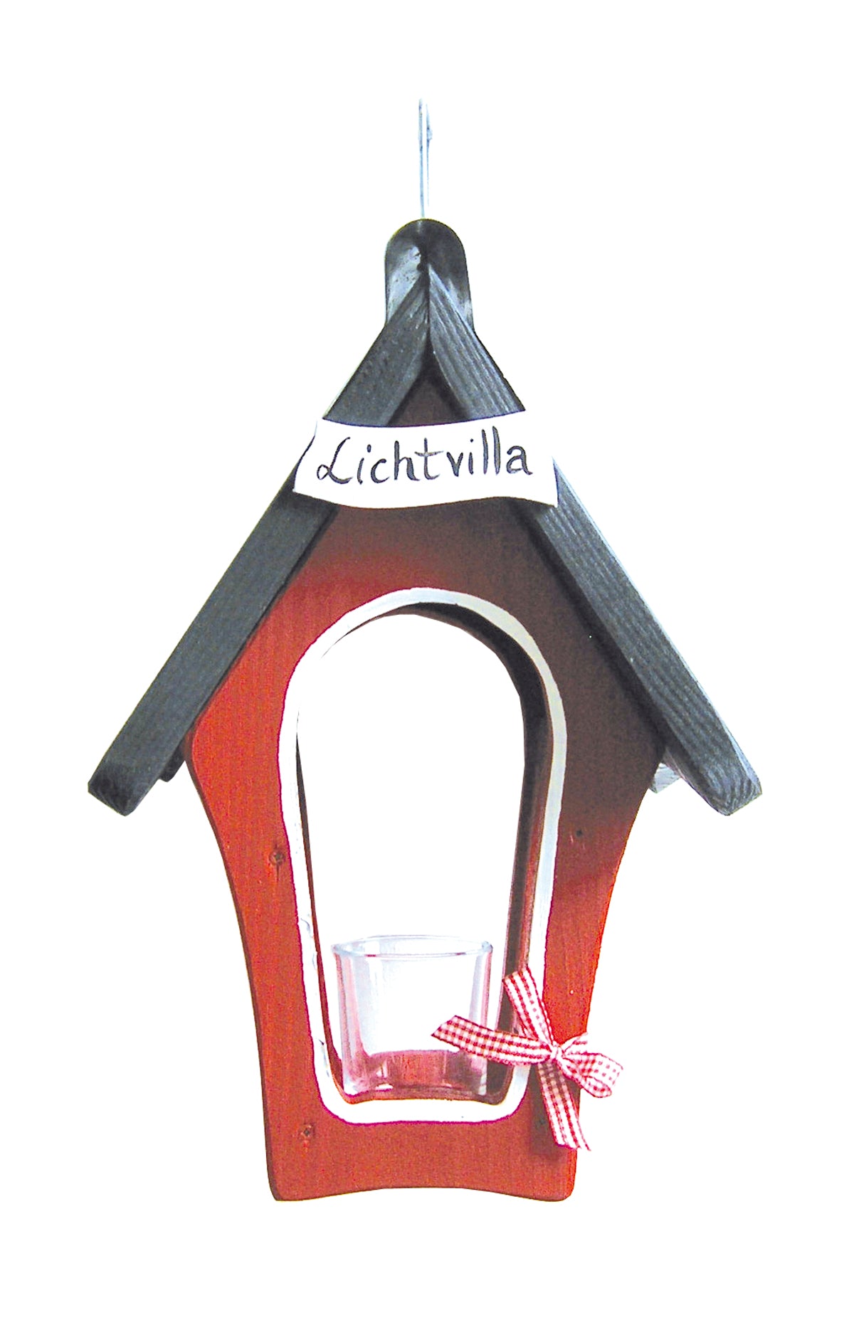 Lichtvilla mittel, leuchtrot