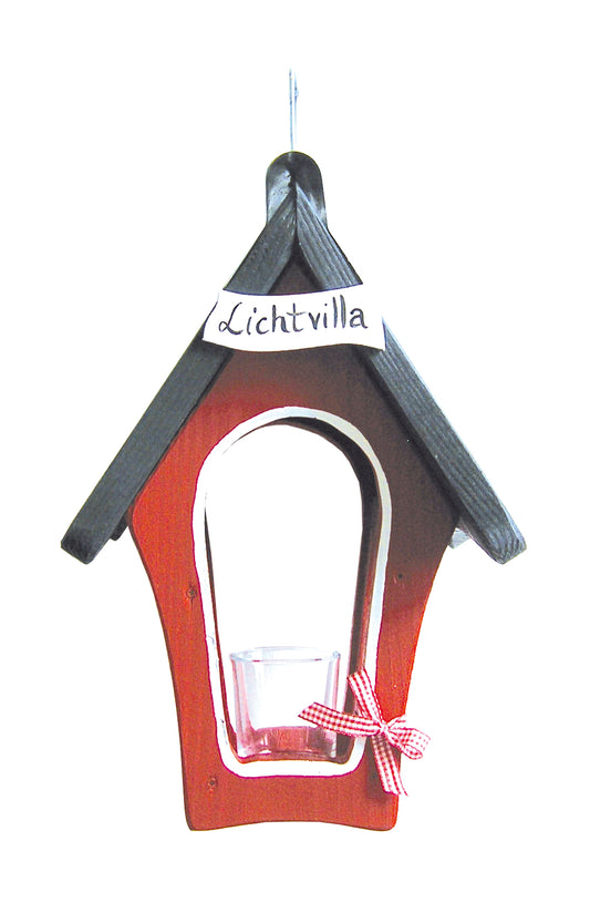 Lichtvilla mittel, leuchtrot