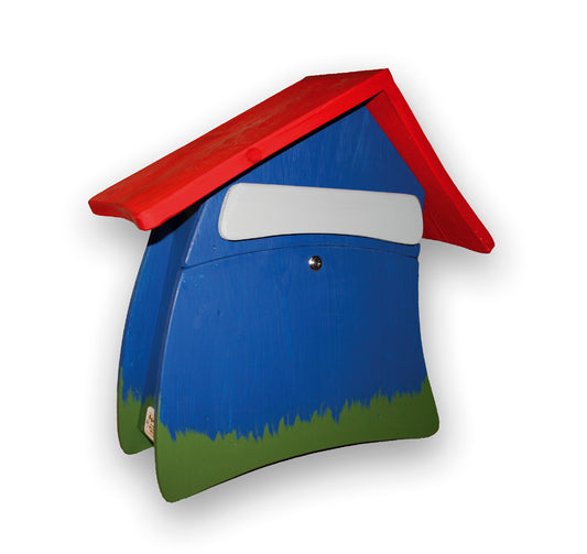 Postvilla gross, blau