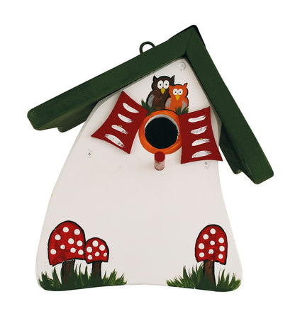 5er Set Nistkasten - Nistmini Eulen