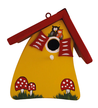 5er Set Nistkasten - Nistmini Eulen