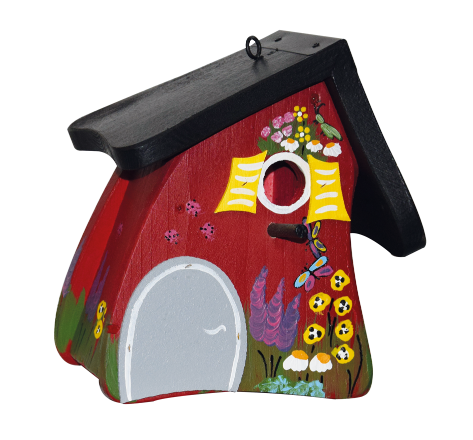 5er Set Nistkasten - Nistmini Gartenzauber