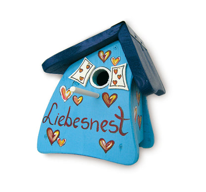 5er Set Nistkasten - Nistmini Liebesnest/Herzen