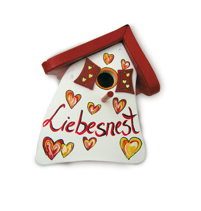 5er Set Nistkasten - Nistmini Liebesnest/Herzen
