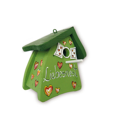 5er Set Nistkasten - Nistmini Liebesnest/Herzen