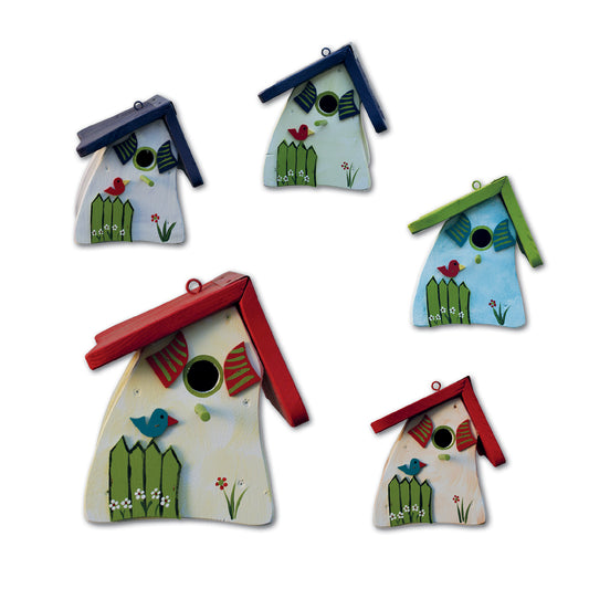 5er Set Nistkasten - Nistmini Gartenlust