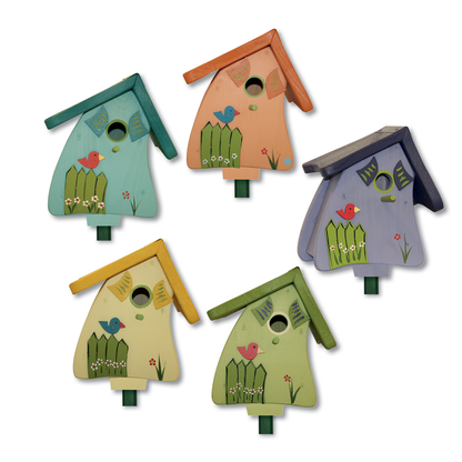 5er Set Nistkasten - Nistmini Hobbit Gartenlust stehend