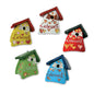 5er Set Nistkasten - Nistmini Liebesnest/Herzen