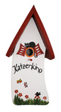 Nistkasten Katzenkino Weiß