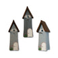 Nisttürmchen Hobbit Set Grau (3 Häuser)