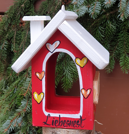 5er SET Berghütte mini "Liebesnest" 5 Farben