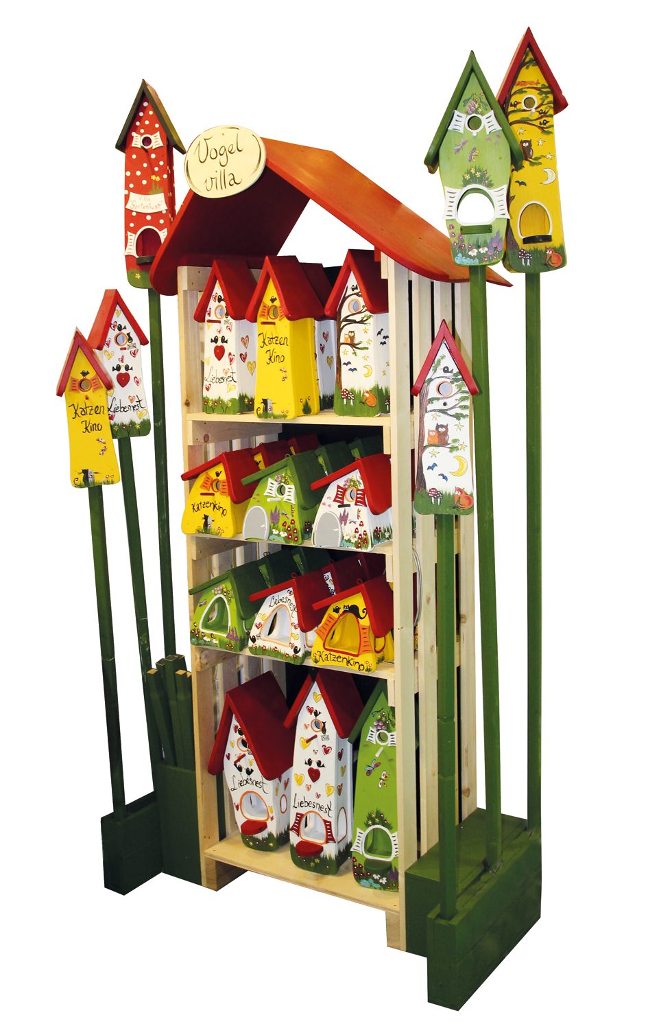 Vogelvilladisplay doppelt bestückt(inkl. Display)