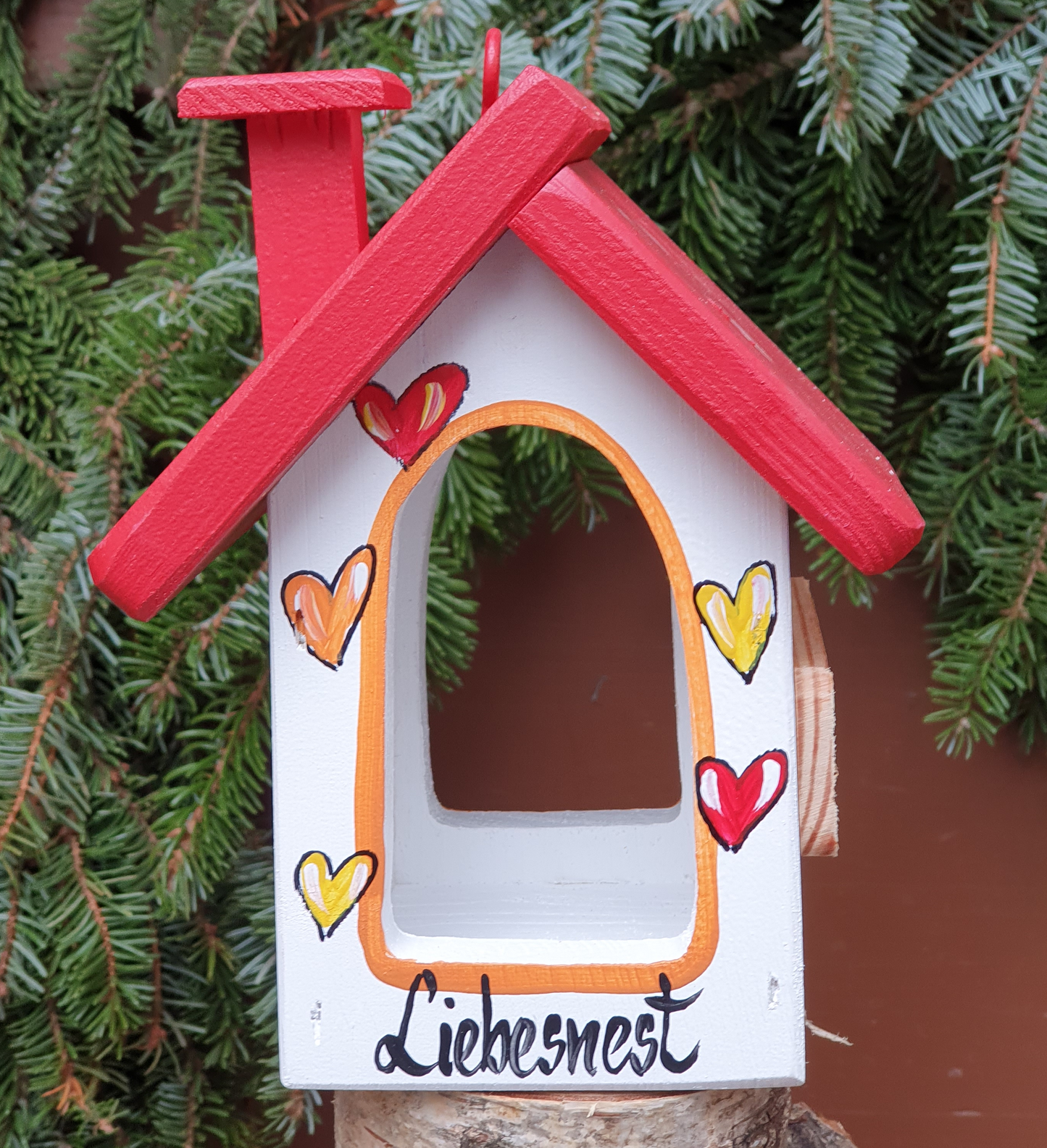 5er SET Berghütte mini "Liebesnest" 5 Farben