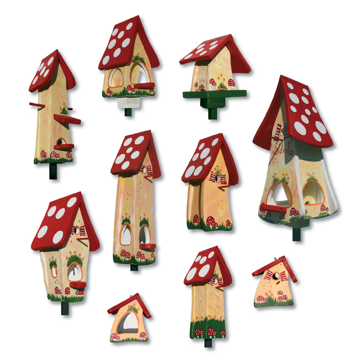 Waldhaus SET (insgesamt 10 Stück)