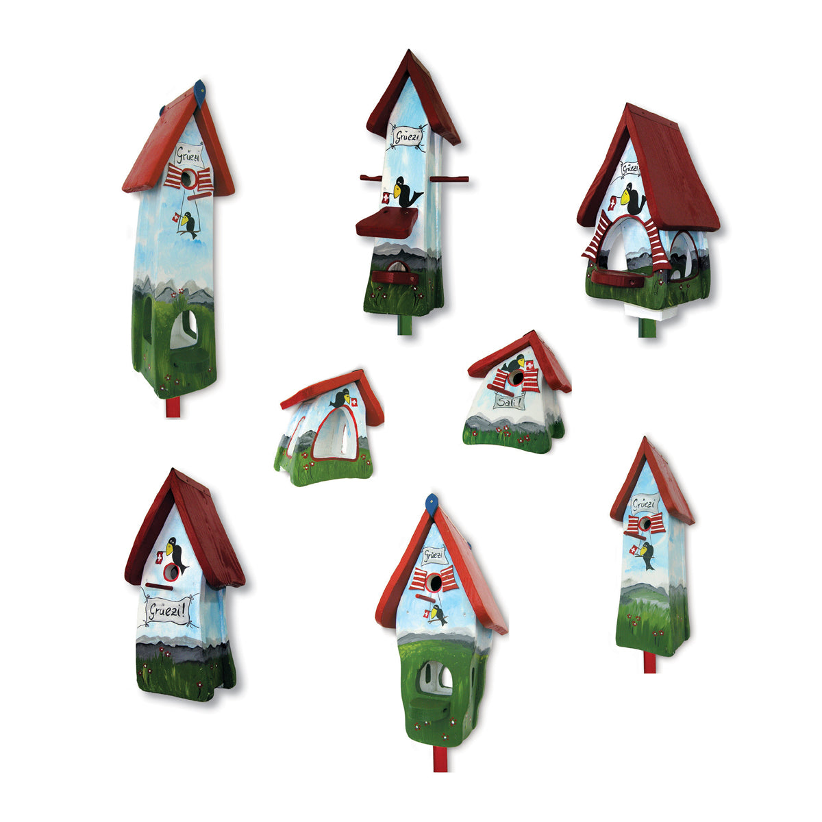 8er Set "Schwyzer" Grüezi