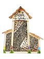 Bee hotel large with extension bee happiness with slatted roof 