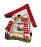 Vogelfutterhaus Futtermini zum Aufhängen Zwitscherstube weiß