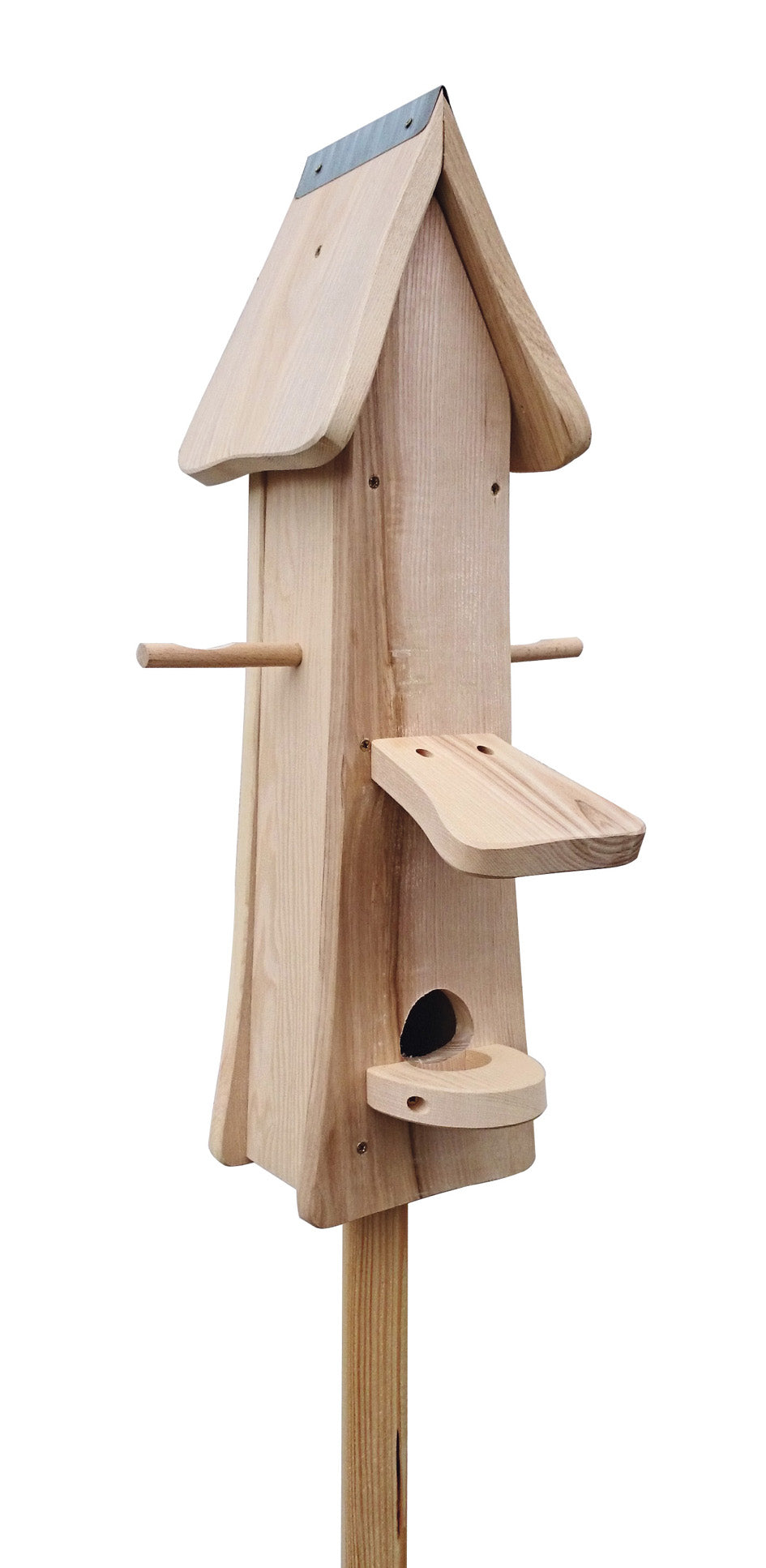 Feeding tower natural oak 