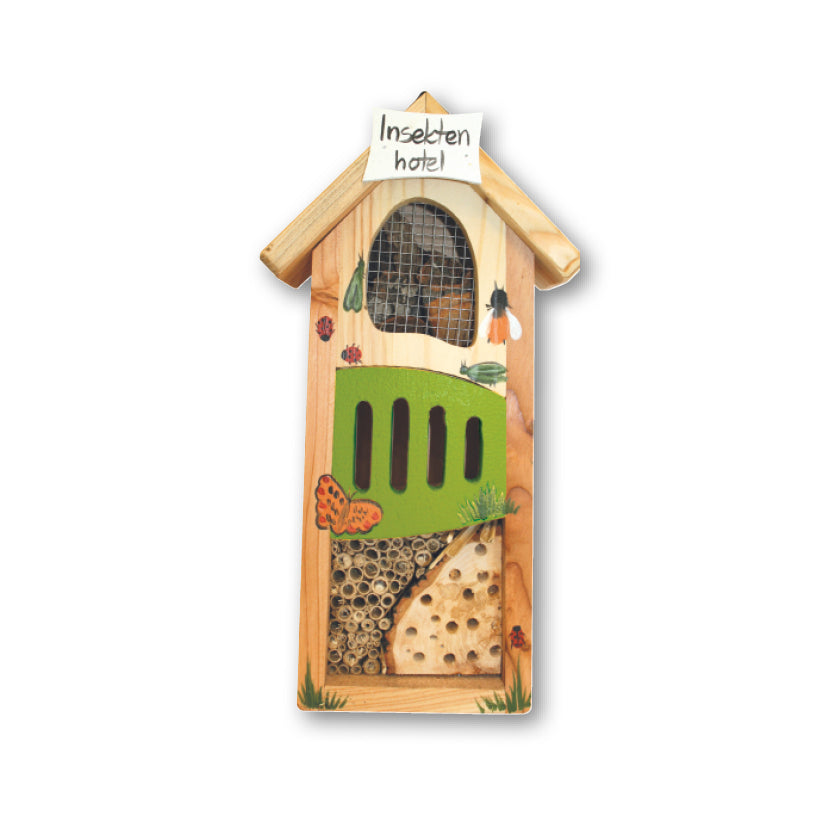 Small painted insect hotel 