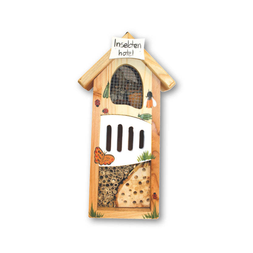 Small painted insect hotel 