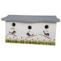 Nesting house sparrow coop wall mounting